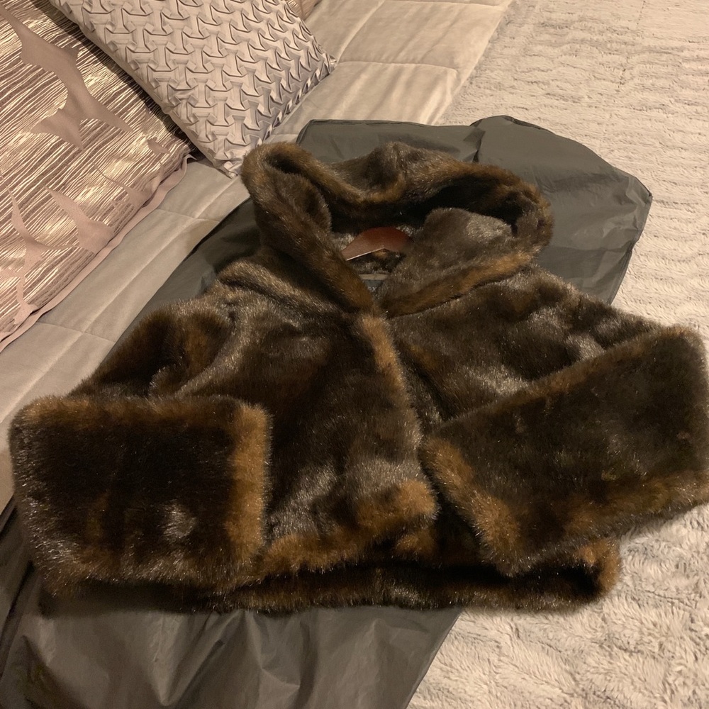 Faux Fur Coat XS